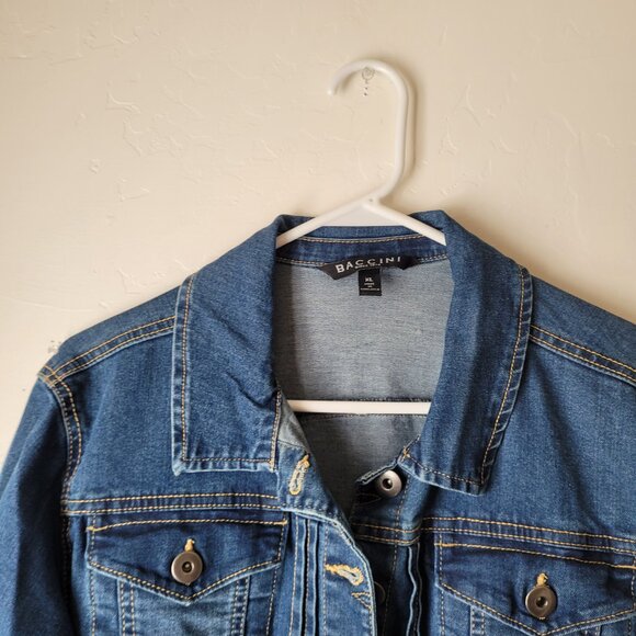 Baccini Medium Wash Jean Jacket - Picture 7 of 8
